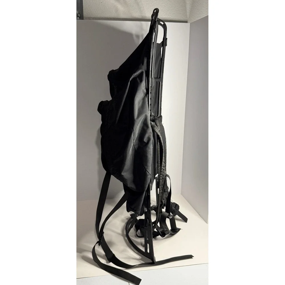 Vintage Coleman Peak 1 External Frame Backpack Black Hiking Camping Made in USA